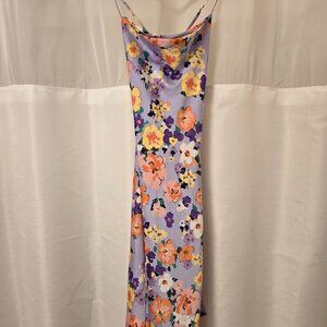 Gaia Floral Print Sleeveless Midi Dress (New with Tags)